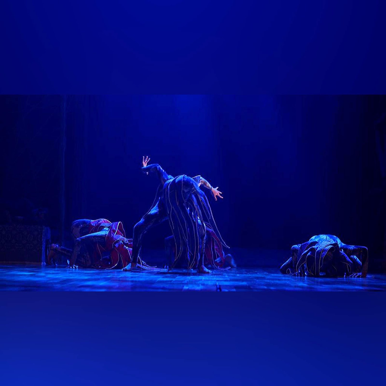 Movement across the stage floor